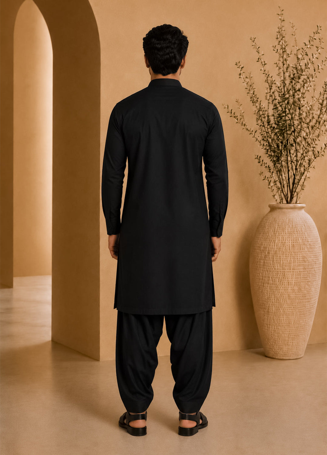 Mazham Pret Plain Cotton Kurta-Shalwar BCSK-S