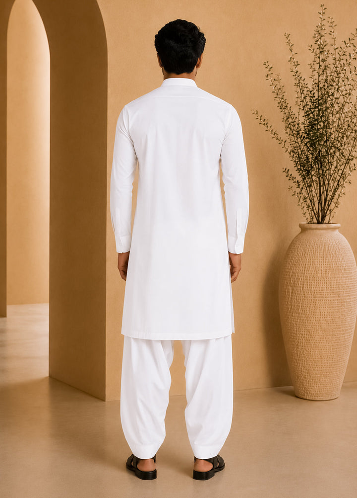 Mazham Pret Plain Cotton Kurta-Shalwar WCSK-S