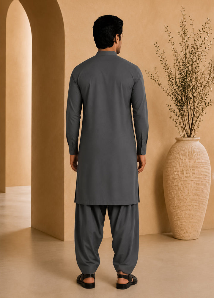 Mazham Pret Plain Blended Kurta-Shalwar GBKS-S-M