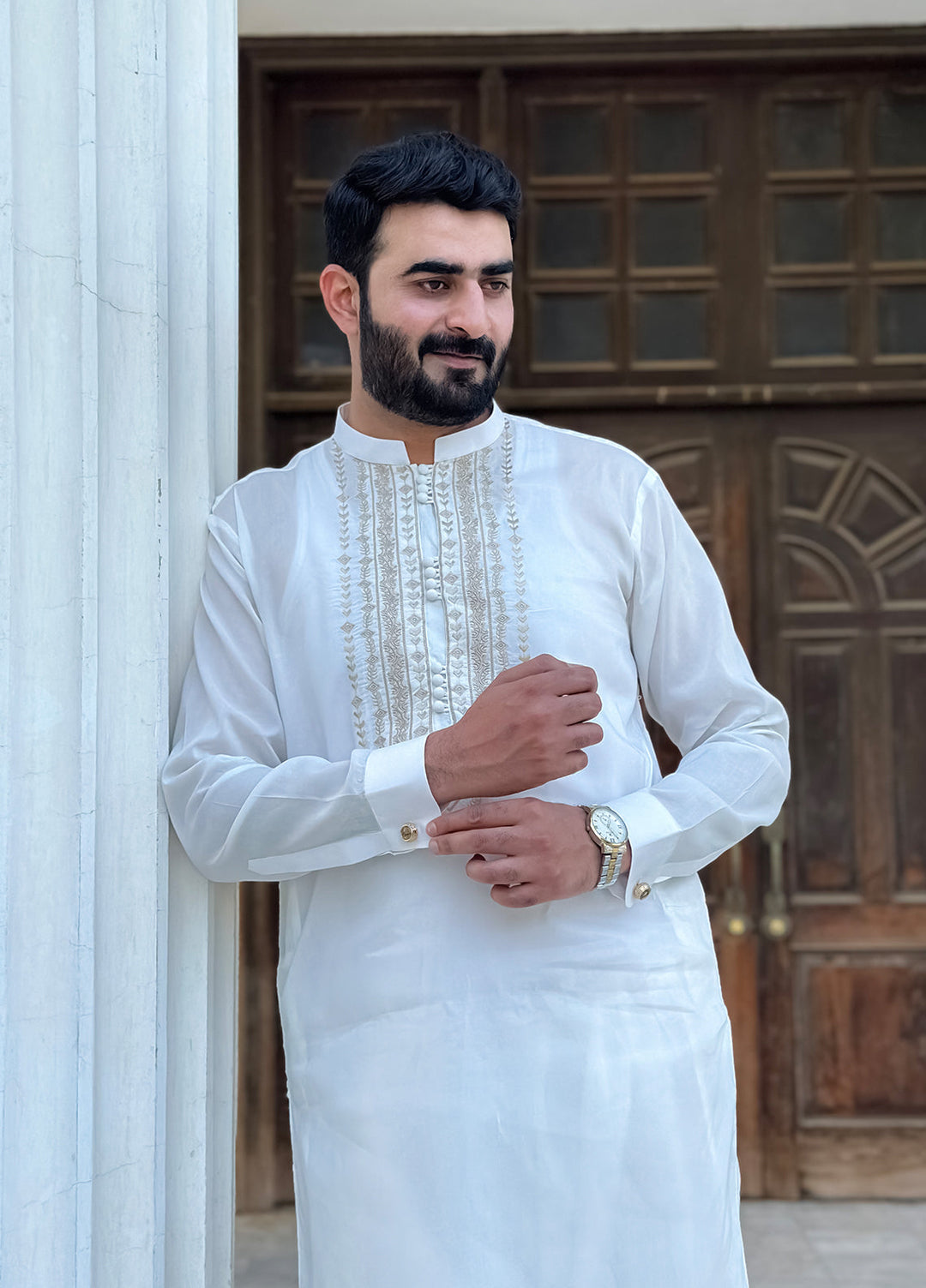 Mazham Pret Embroidered Cotton Kameez Shalwar OFCECG