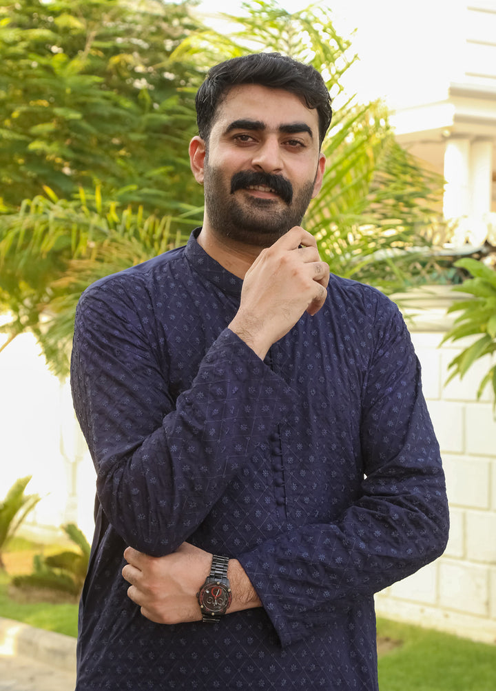 Mazham Pret Embroidered Cotton Kurta Pajama NBSKEFA