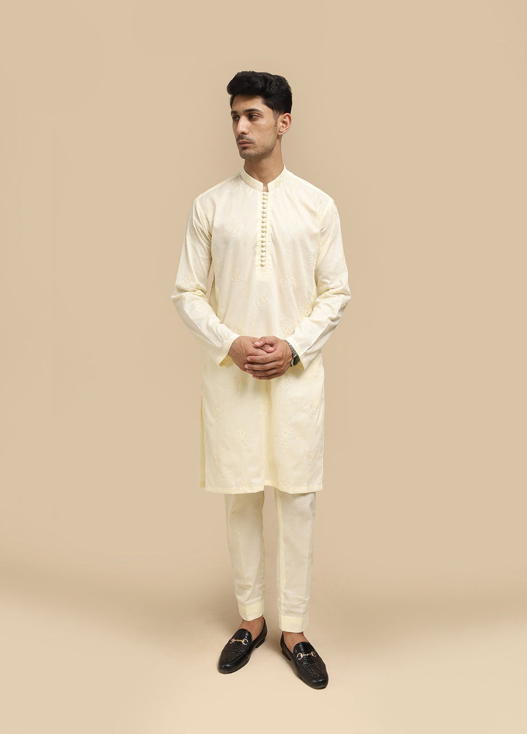 Mazham Pret Embroidered Cotton Kurta Pajama BCEKT-MED4444