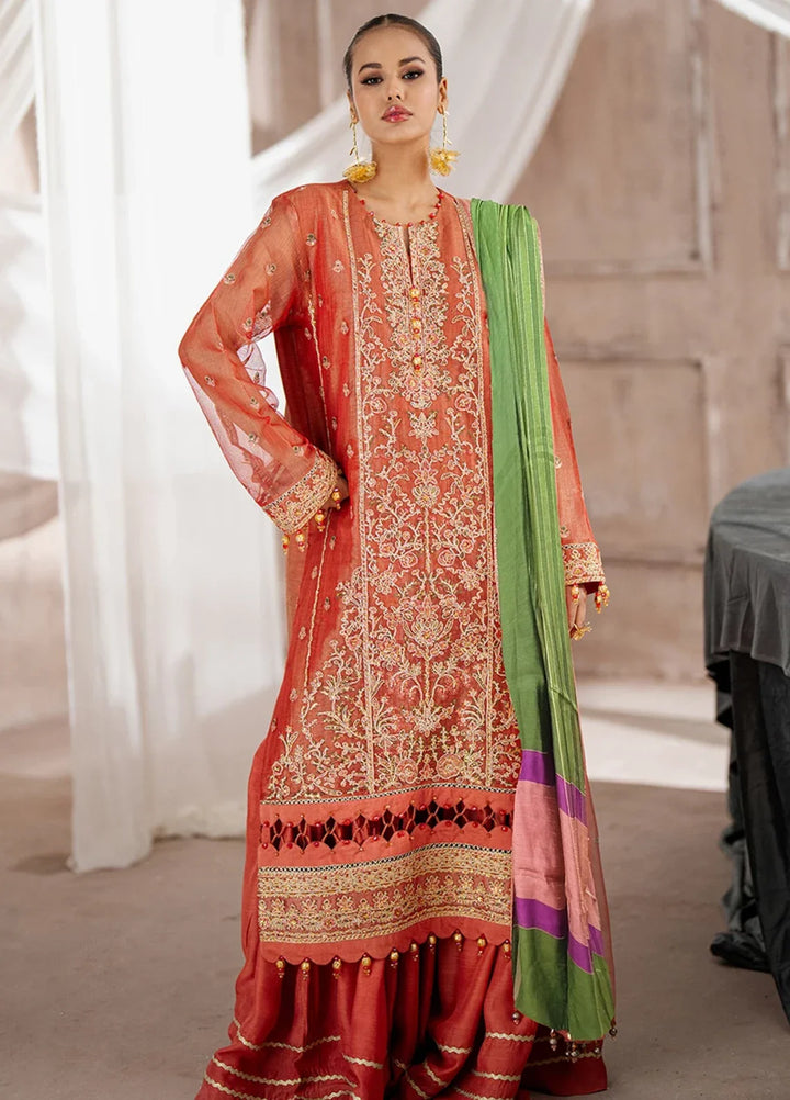 Jihan by Salitex Embroidered Cotton Net Suits Unstitched 3 Piece SUNW6JI002UT - Festive Collection