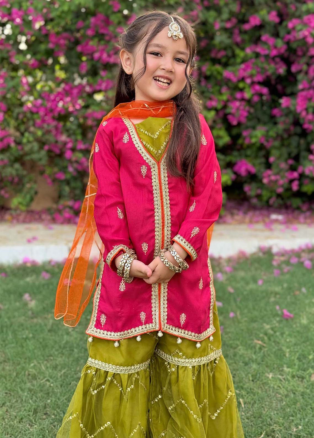 Modest Pret Embroidered Raw Silk 3 Piece Suit Noorani