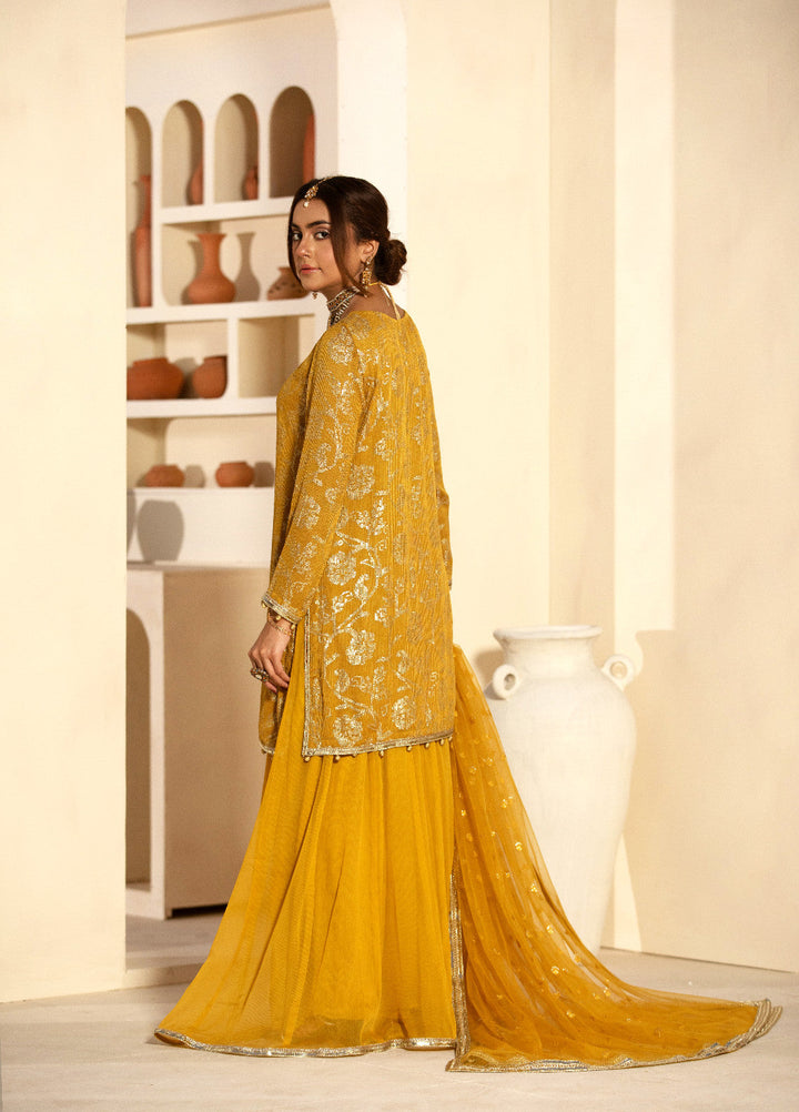 Haniya Mahnoor Pret Embroidered Chiffon 3 Piece Naira