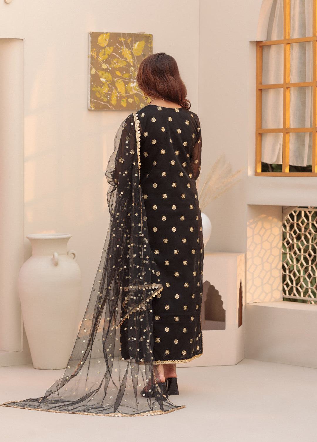 Haniya Mahnoor Pret Embroidered Organza 3 Piece Maheen