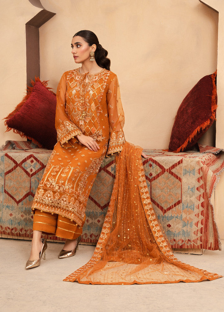 Haniya Mahnoor Pret Embroidered Organza 3 Piece Arwa