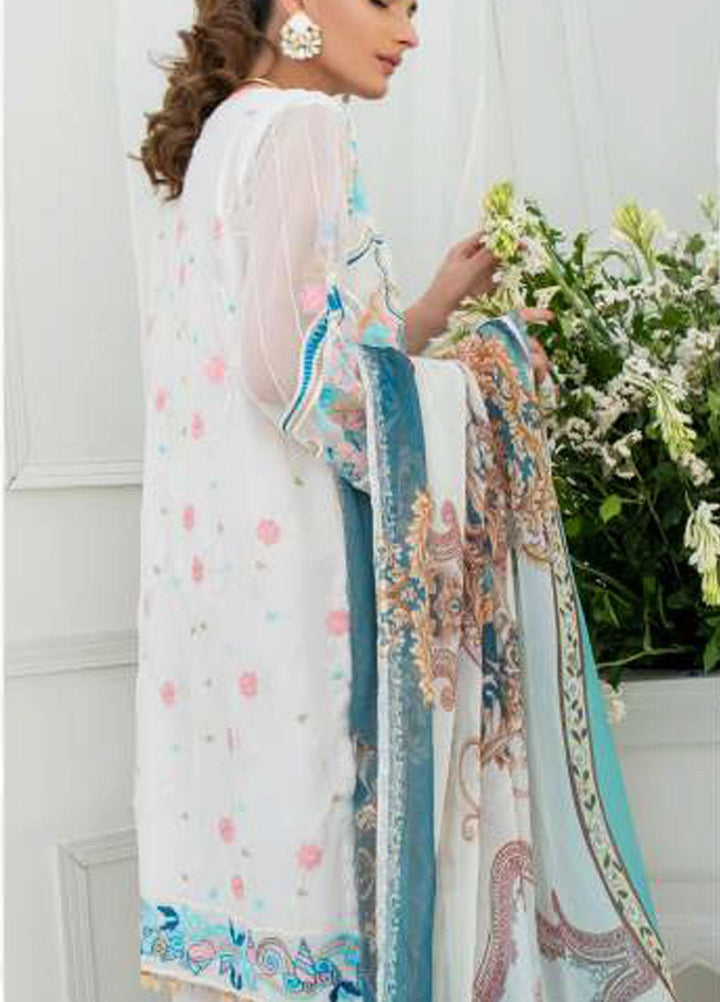 Pulchi by Qasimi Embroidered Chiffon Suits Unstitched 3 Piece QM21PL UNPL-04 - Formals Collection