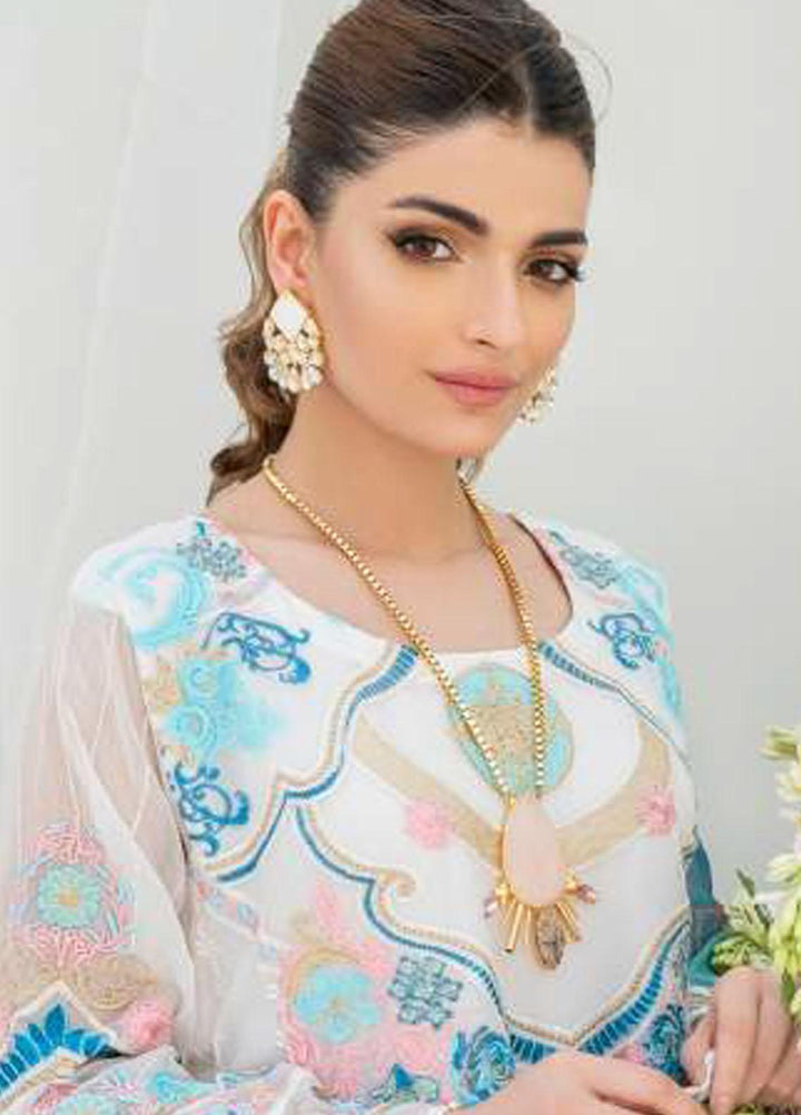 Pulchi by Qasimi Embroidered Chiffon Suits Unstitched 3 Piece QM21PL UNPL-04 - Formals Collection