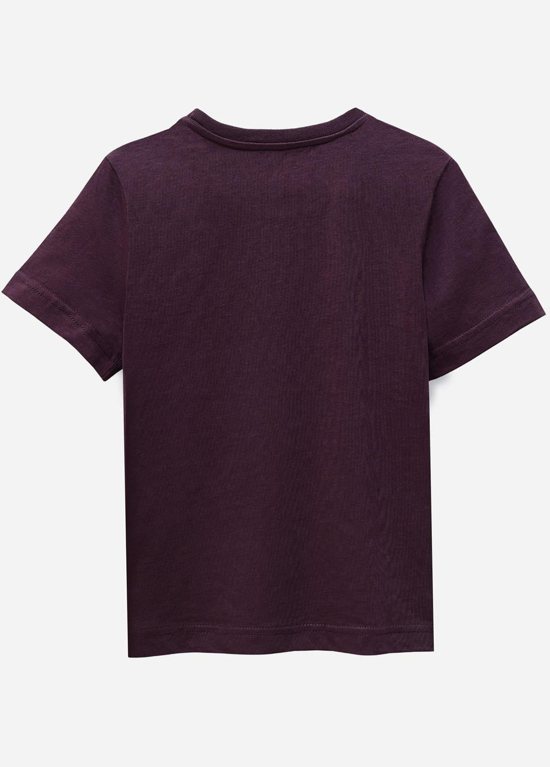 Brumano Cotton Casual Boys T-Shirts -  Purple Printed Short Sleeves Casual T-Shirt