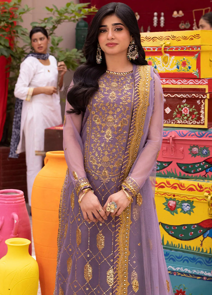 Pyaar Diyan Gallan By Asim Jofa Embroidered Net Suit Unstitched 3 Piece AJEM-02 - Festive Collection