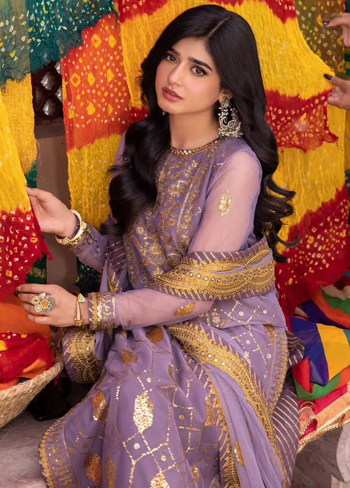 Pyaar Diyan Gallan By Asim Jofa Embroidered Net Suit Unstitched 3 Piece AJEM-02 - Festive Collection