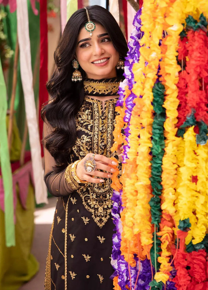 Pyaar Diyan Gallan By Asim Jofa Embroidered Net Suit Unstitched 3 Piece AJEM-04 - Festive Collection
