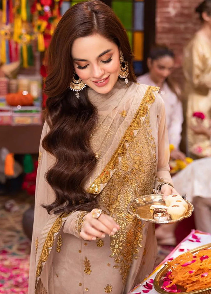 Pyaar Diyan Gallan By Asim Jofa Embroidered Net Suit Unstitched 3 Piece AJEM-06 - Festive Collection