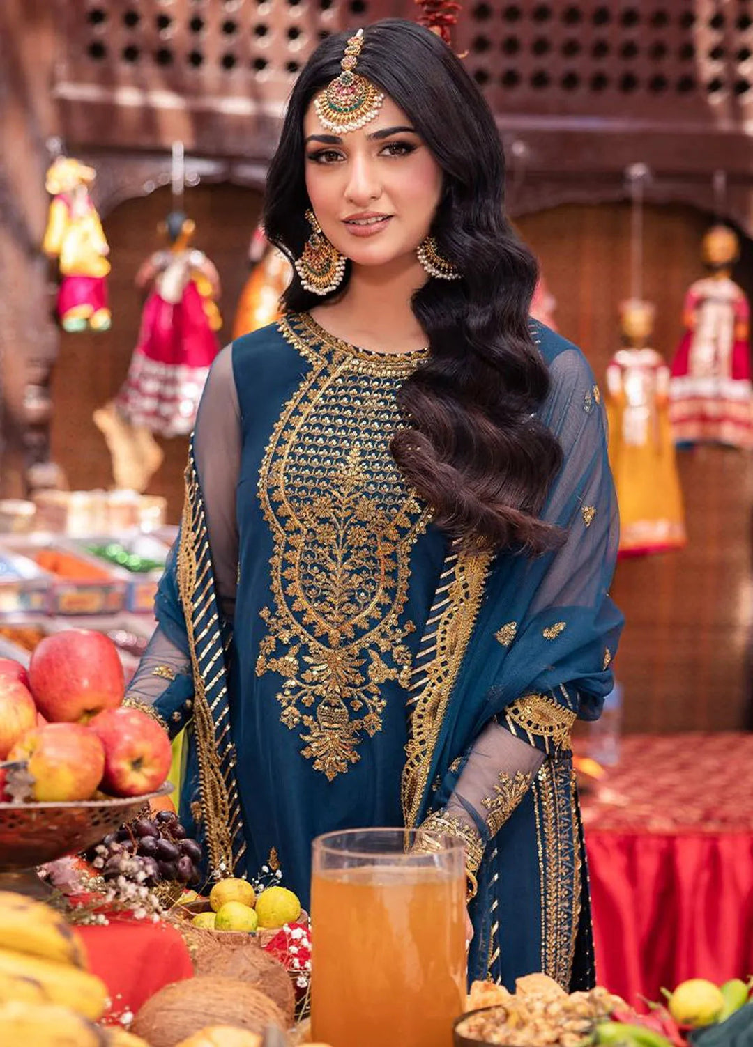 Pyaar Diyan Gallan By Asim Jofa Embroidered Net Suit Unstitched 3 Piece AJEM-07 - Festive Collection