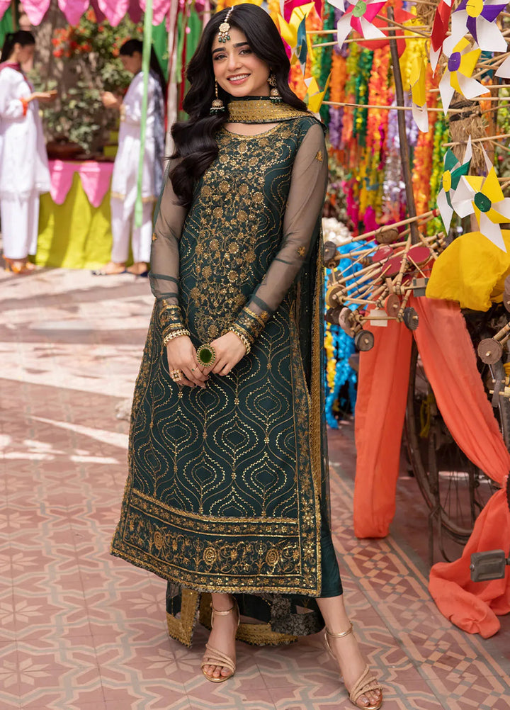 Pyaar Diyan Gallan By Asim Jofa Embroidered Net Suit Unstitched 3 Piece AJEM-16 - Festive Collection