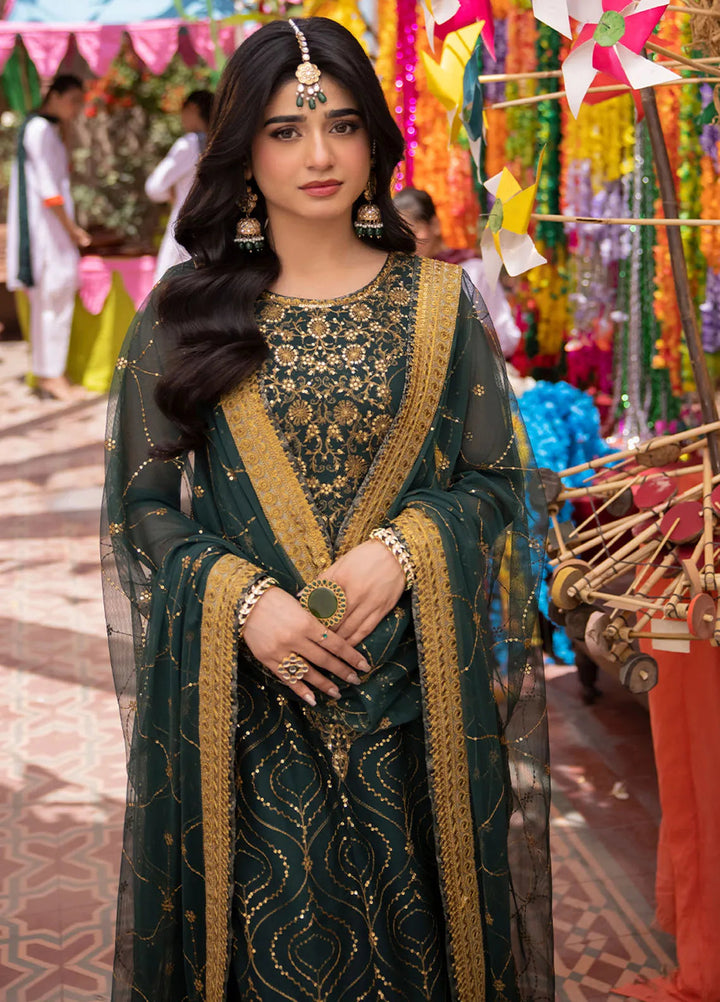 Pyaar Diyan Gallan By Asim Jofa Embroidered Net Suit Unstitched 3 Piece AJEM-16 - Festive Collection