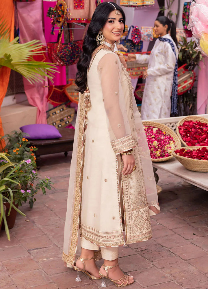 Pyaar Diyan Gallan By Asim Jofa Embroidered Organza Suit Unstitched 3 Piece AJEM-11 - Festive Collection