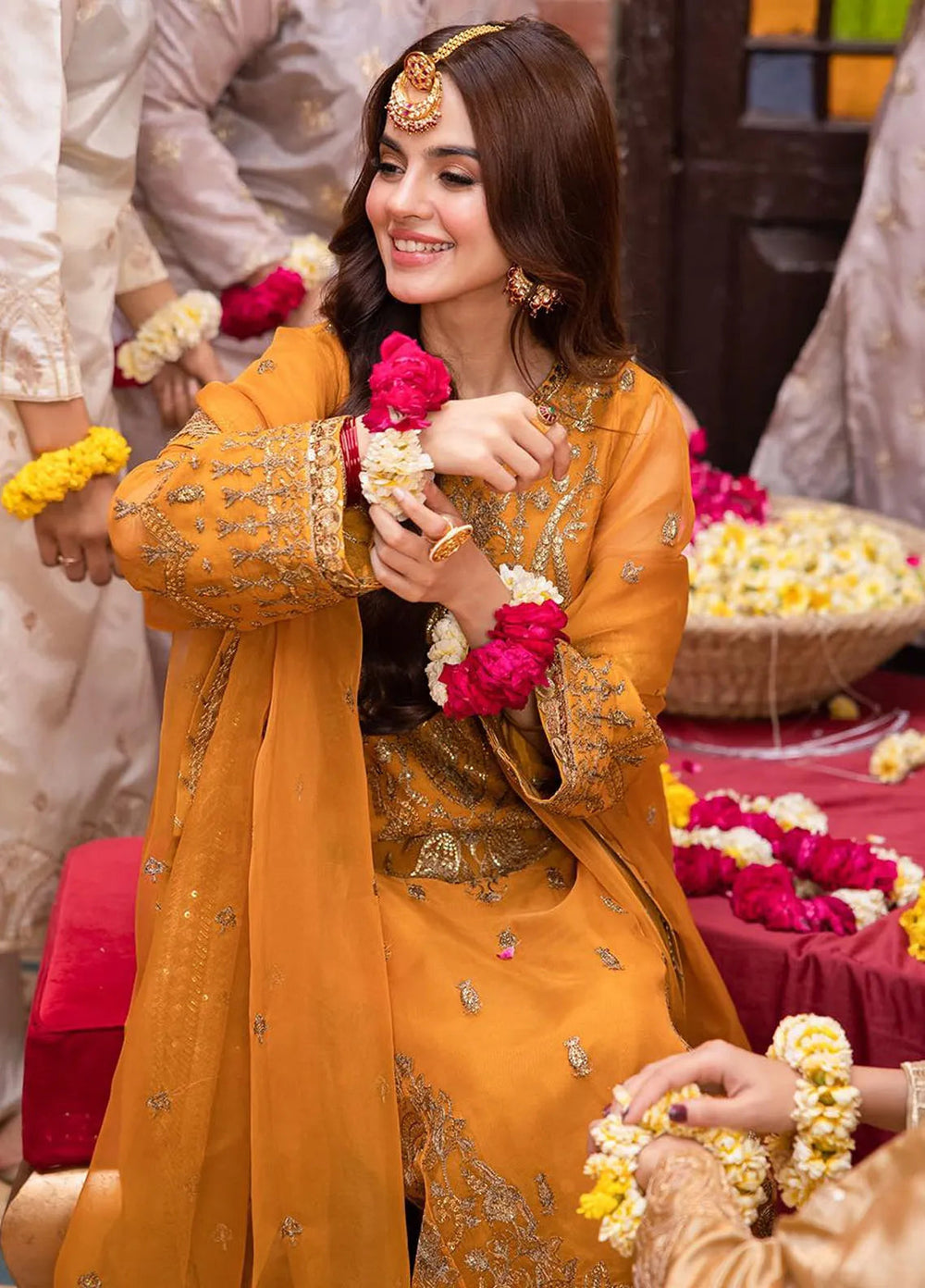Pyaar Diyan Gallan By Asim Jofa Embroidered Organza Suit Unstitched 3 Piece AJEM-12 - Festive Collection
