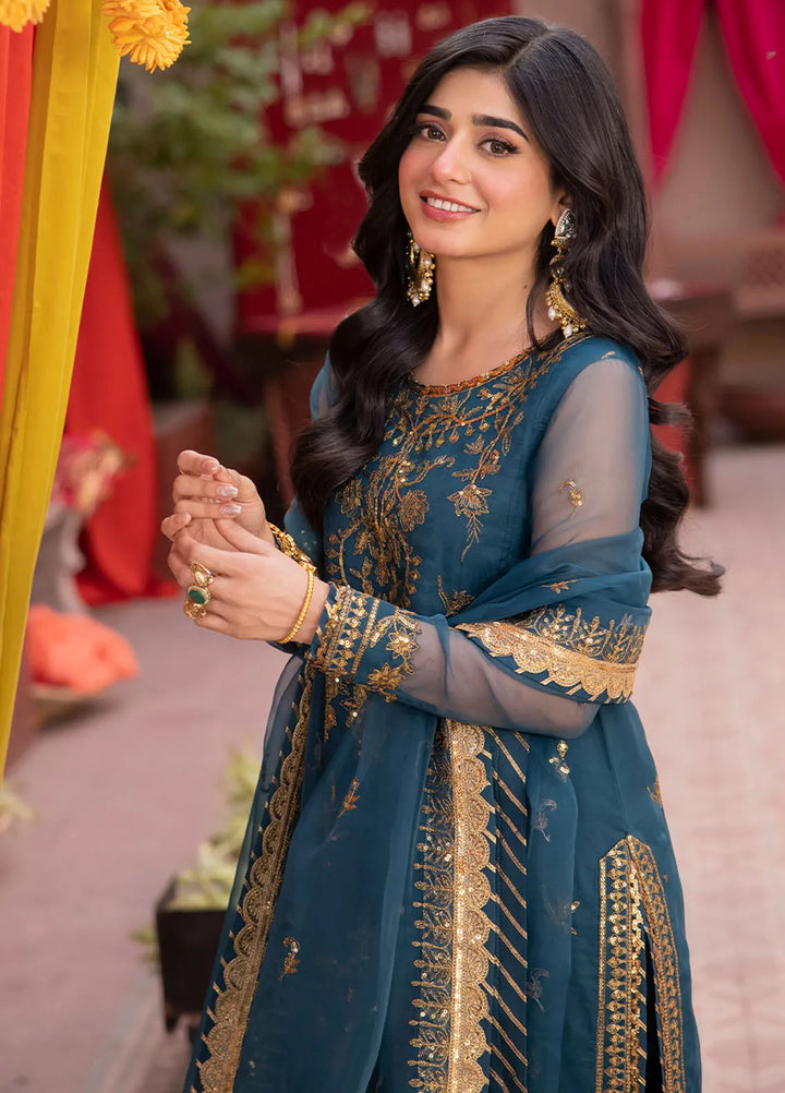 Pyaar Diyan Gallan By Asim Jofa Embroidered Organza Suit Unstitched 3 Piece AJEM-13 - Festive Collection