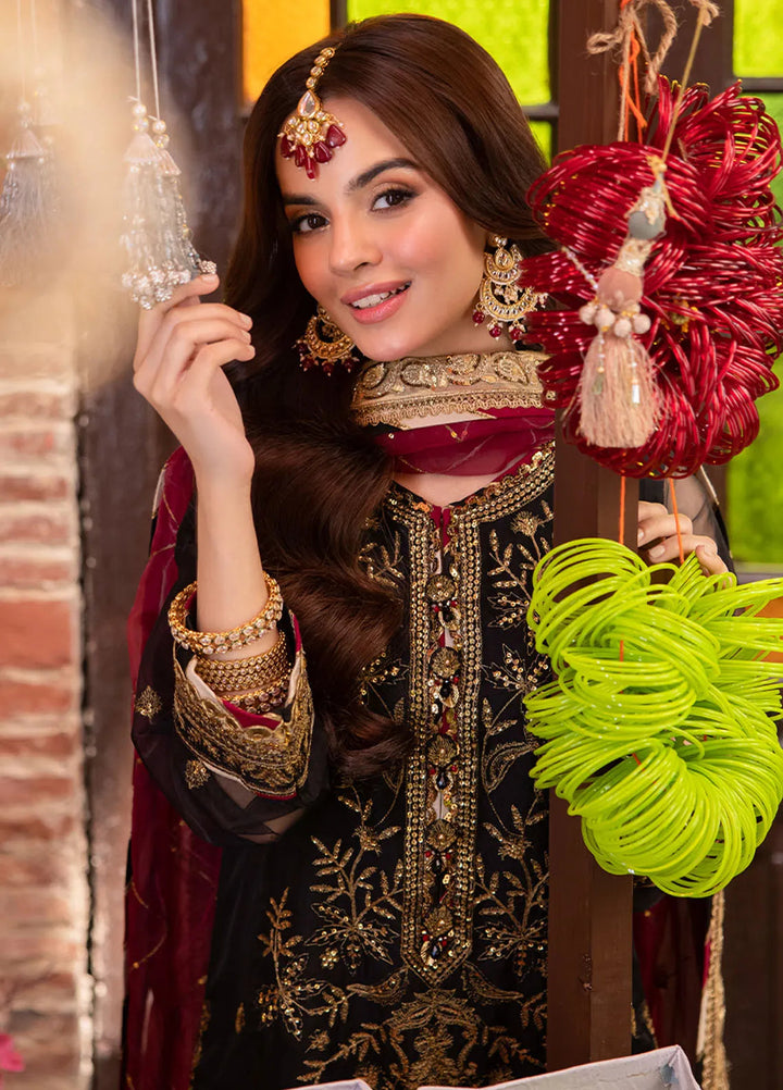Pyaar Diyan Gallan By Asim Jofa Embroidered Organza Suit Unstitched 3 Piece AJEM-14 - Festive Collection