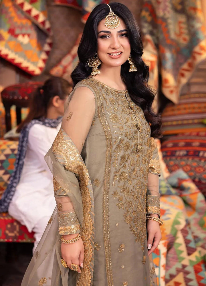 Pyaar Diyan Gallan By Asim Jofa Embroidered Organza Suit Unstitched 3 Piece AJEM-17 - Festive Collection