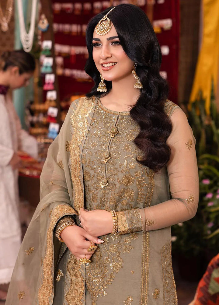 Pyaar Diyan Gallan By Asim Jofa Embroidered Organza Suit Unstitched 3 Piece AJEM-17 - Festive Collection