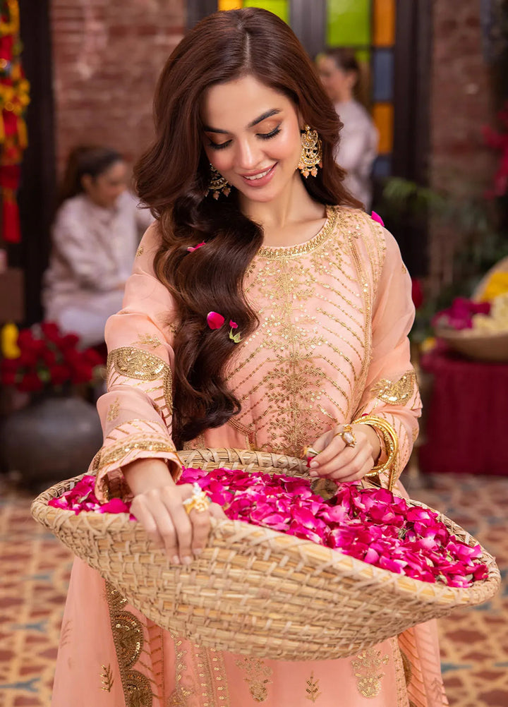 Pyaar Diyan Gallan By Asim Jofa Embroidered Organza Suit Unstitched 3 Piece AJEM-20 - Festive Collection