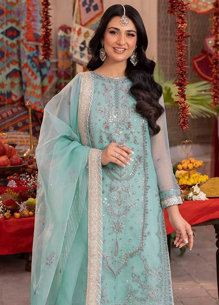 Pyaar Diyan Gallan By Asim Jofa Embroidered Organza Suit Unstitched 3 Piece AJEM-21 - Festive Collection