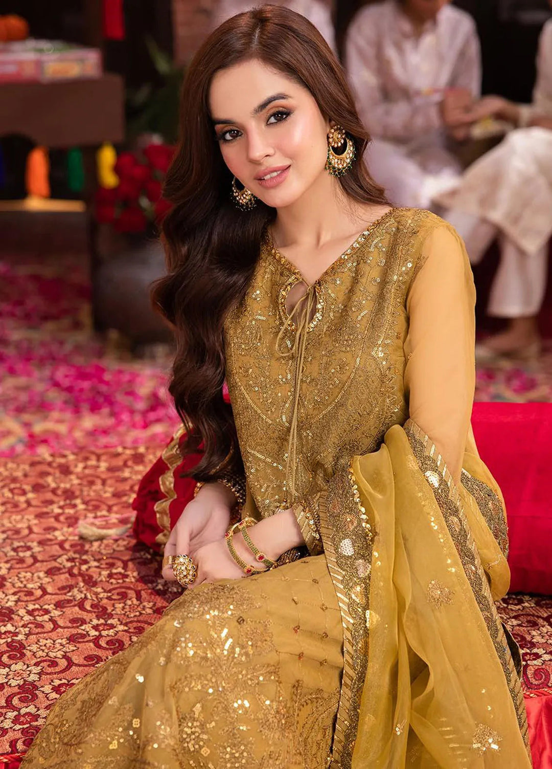 Pyaar Diyan Gallan By Asim Jofa Embroidered Organza Suit Unstitched 3 Piece AJEM-22 - Festive Collection