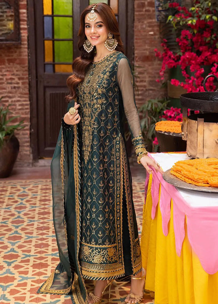 Pyaar Diyan Gallan By Asim Jofa Embroidered Organza Suit Unstitched 3 Piece AJEM-25 - Festive Collection