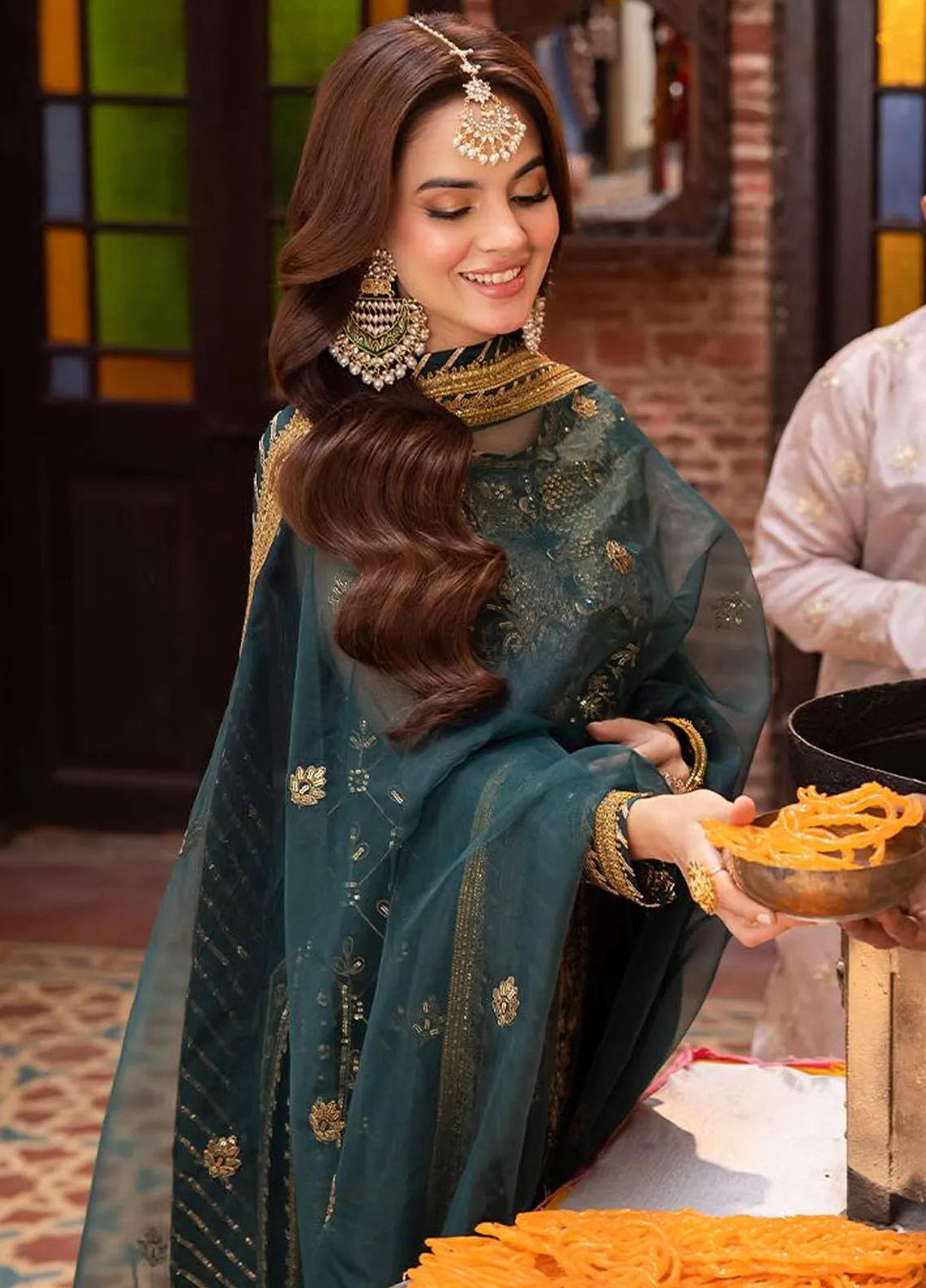 Pyaar Diyan Gallan By Asim Jofa Embroidered Organza Suit Unstitched 3 Piece AJEM-25 - Festive Collection