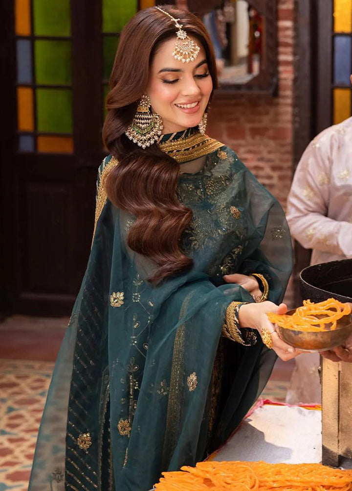 Pyaar Diyan Gallan By Asim Jofa Embroidered Organza Suit Unstitched 3 Piece AJEM-25 - Festive Collection