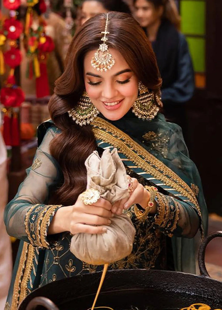 Pyaar Diyan Gallan By Asim Jofa Embroidered Organza Suit Unstitched 3 Piece AJEM-25 - Festive Collection