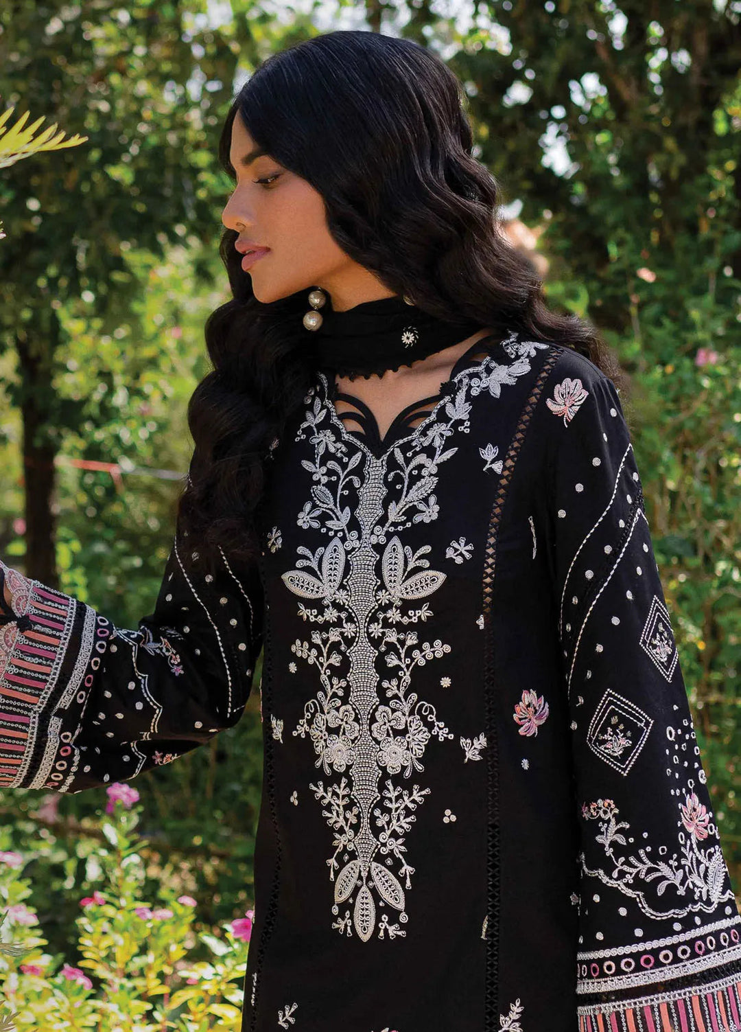 Q Line by Qalamkar Embroidered Lawn Suits Unstitched 3 Piece QLM25QL QM-04 Gigi - Summer Collection