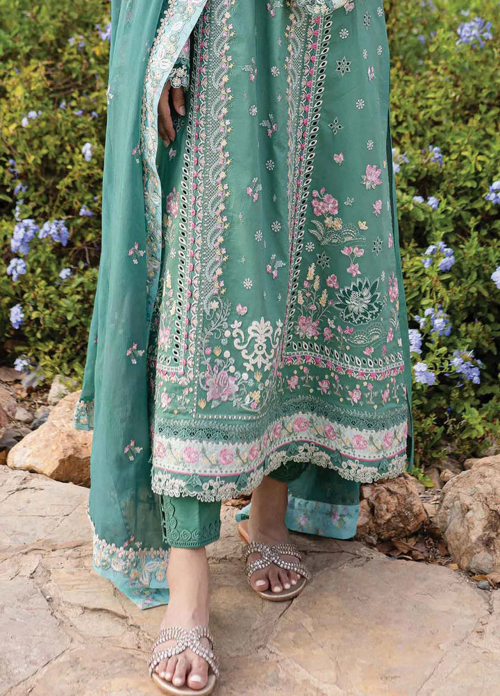 Q Line by Qalamkar Embroidered Lawn Suits Unstitched 3 Piece QLM25QL QM-06 Omi - Summer Collection