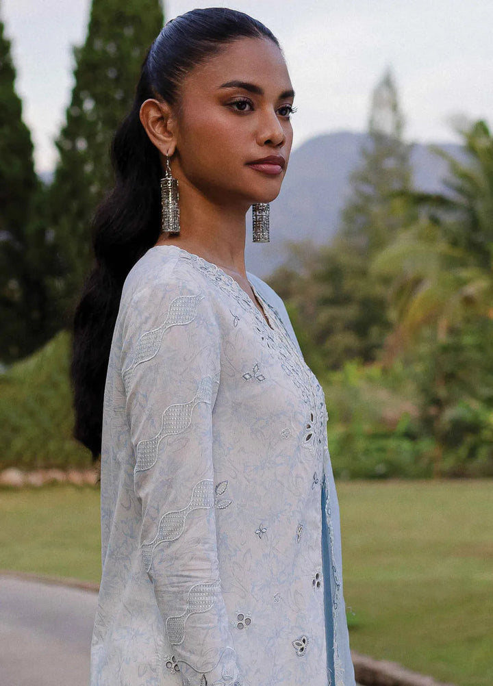 Q Line by Qalamkar Embroidered Lawn Suits Unstitched 3 Piece QLM25QL QM-07 Kian - Summer Collection