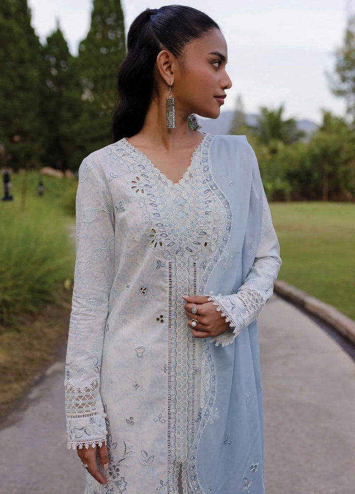Q Line by Qalamkar Embroidered Lawn Suits Unstitched 3 Piece QLM25QL QM-07 Kian - Summer Collection