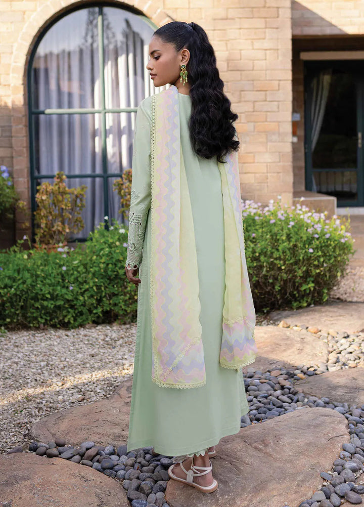 Q Line by Qalamkar Embroidered Lawn Suits Unstitched 3 Piece QLM25QL QM-08 Maia - Summer Collection