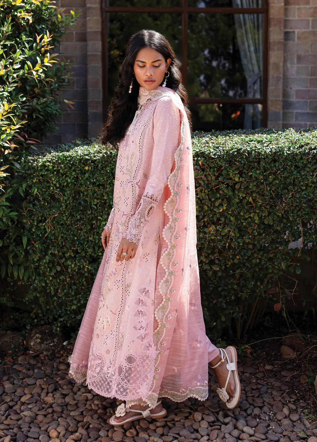 Q Line by Qalamkar Embroidered Lawn Suits Unstitched 3 Piece QLM25QL QM-09 Rosalee - Summer Collection