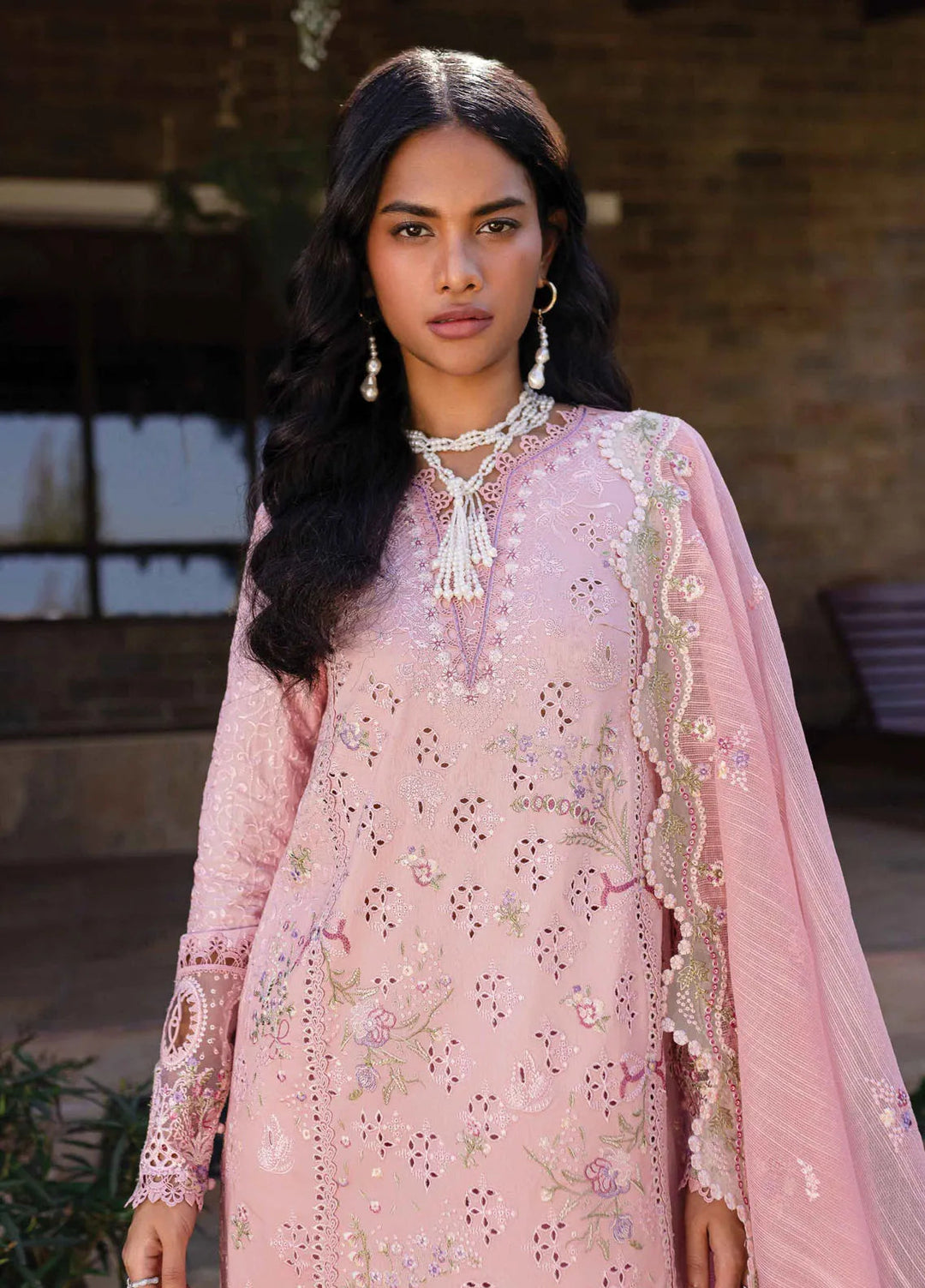 Q Line by Qalamkar Embroidered Lawn Suits Unstitched 3 Piece QLM25QL QM-09 Rosalee - Summer Collection