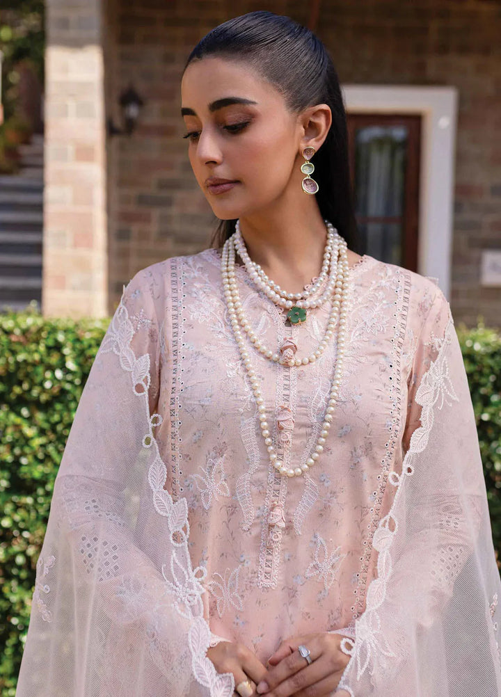 Q Line by Qalamkar Embroidered Lawn Suits Unstitched 3 Piece QLM25QL QM-12 Miso - Summer Collection