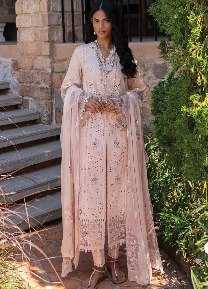 Q Line by Qalamkar Embroidered Lawn Suits Unstitched 3 Piece QLM25QL QM-14 Neha - Summer Collection