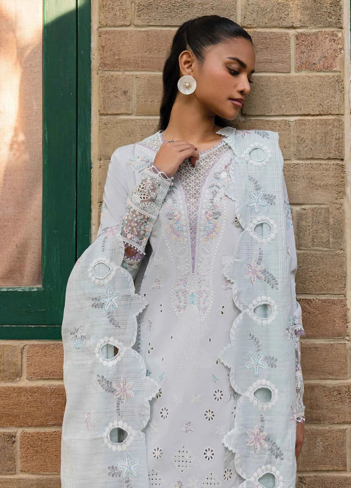Q Line by Qalamkar Embroidered Lawn Suits Unstitched 3 Piece QLM25QL QM-16 Lune - Summer Collection