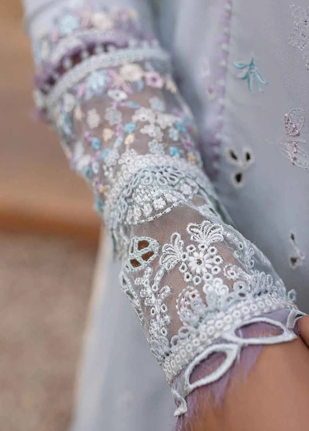 Q Line by Qalamkar Embroidered Lawn Suits Unstitched 3 Piece QLM25QL QM-16 Lune - Summer Collection