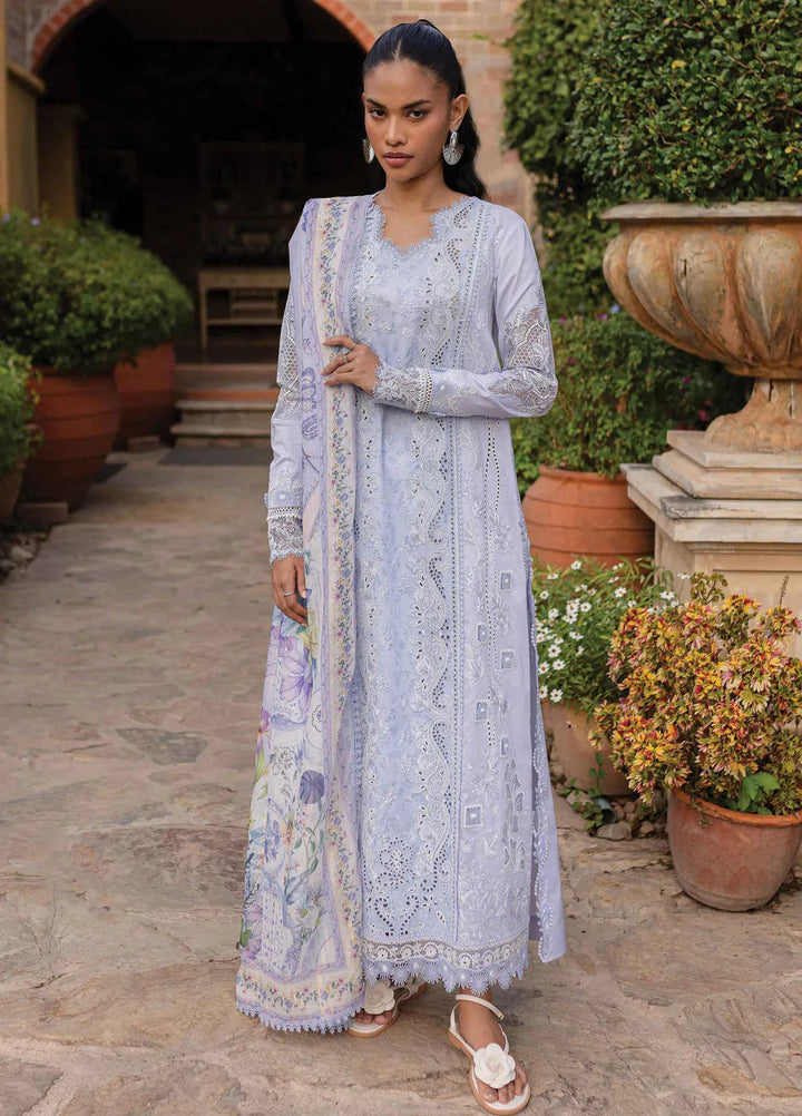 Q Line by Qalamkar Embroidered Lawn Suits Unstitched 3 Piece QLM25QL QM-17 Lyla - Summer Collection