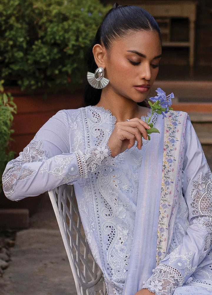 Q Line by Qalamkar Embroidered Lawn Suits Unstitched 3 Piece QLM25QL QM-17 Lyla - Summer Collection