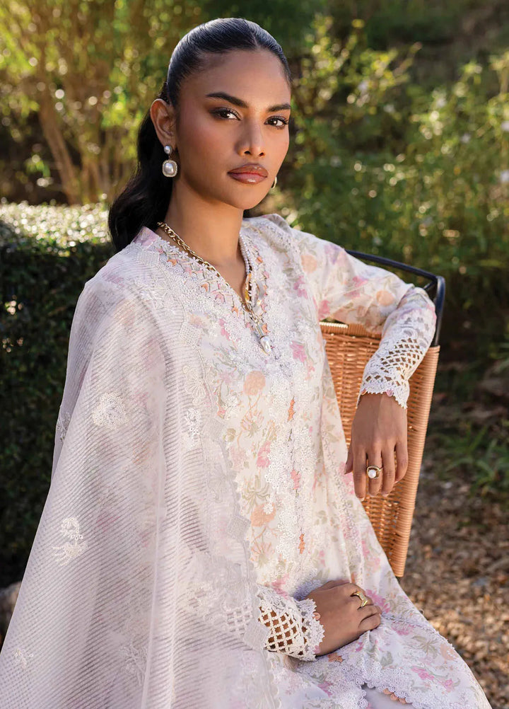 Q Line by Qalamkar Embroidered Lawn Suits Unstitched 3 Piece QLM25QL QM-18 Feeha - Summer Collection