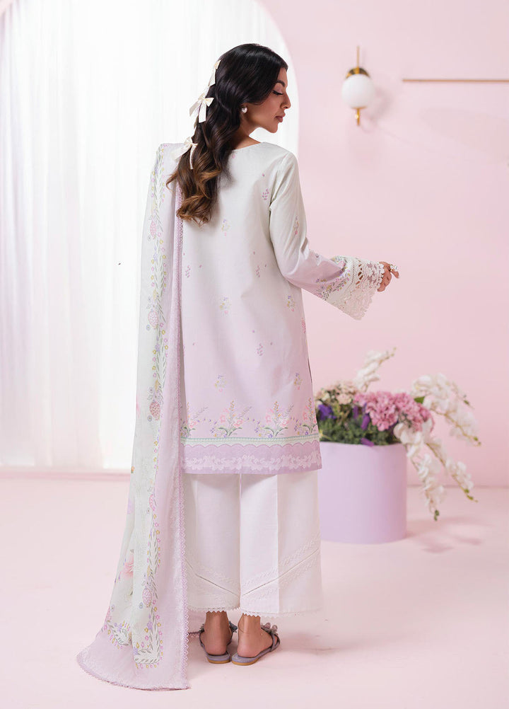 Q Prints by Qalamkar Embroidered Lawn Suits Unstitched 3 Piece QLM25QP D-01 A Ivy - Summer Collection