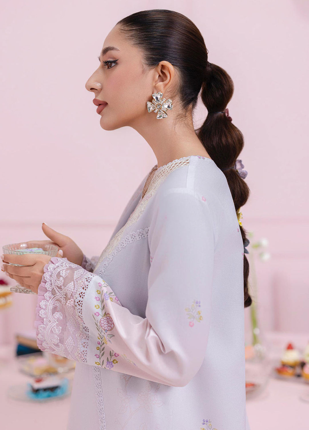 Q Prints by Qalamkar Embroidered Lawn Suits Unstitched 3 Piece QLM25QP D-01 B Blair - Summer Collection